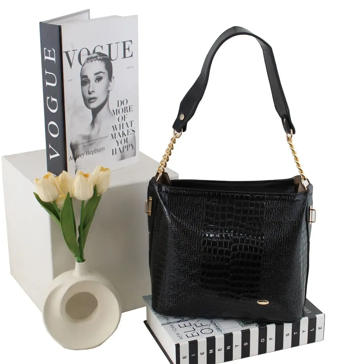 کیف زنانه چرم مصنوعی روزمره و مهمانی