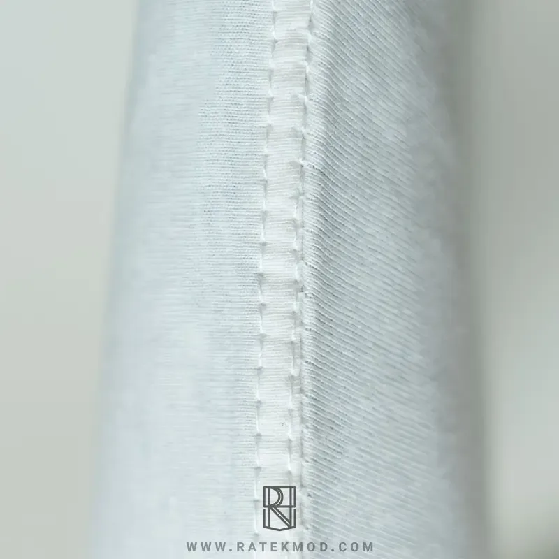 تیشرت باکسی ساده بیسیک سفید دونخ پنبه درجه یک سایز بزرگ و معمولی